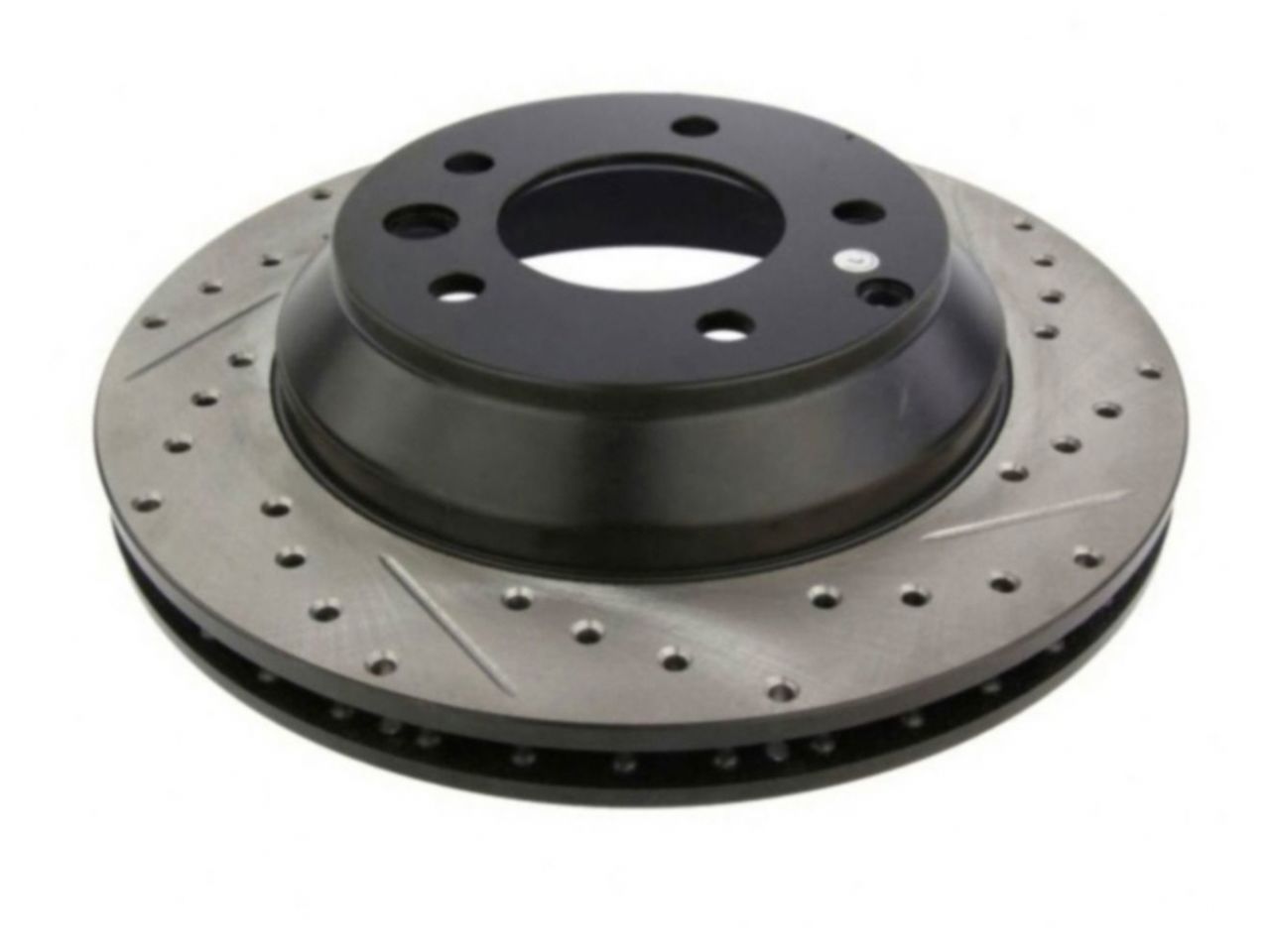 StopTech Select Sport Drilled And Slotted Brake Rotor; Front Left