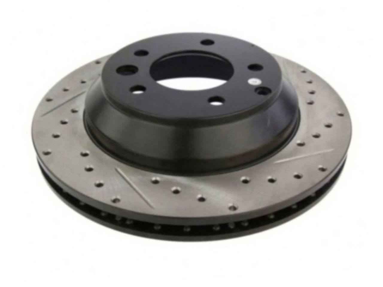 StopTech Select Sport Drilled And Slotted Brake Rotor; Front Left