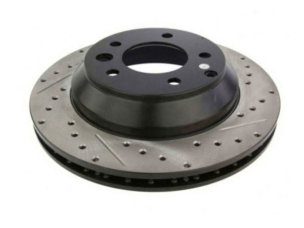 StopTech Select Sport Drilled And Slotted Brake Rotor; Front Left