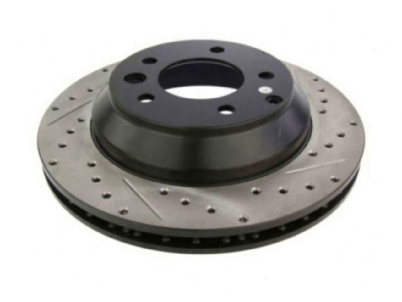 StopTech Select Sport Drilled And Slotted Brake Rotor; Front Left