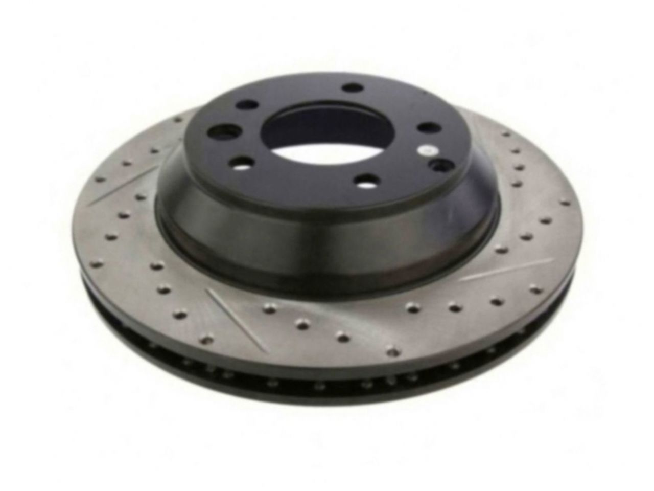 StopTech Select Sport Drilled And Slotted Brake Rotor; Front Left