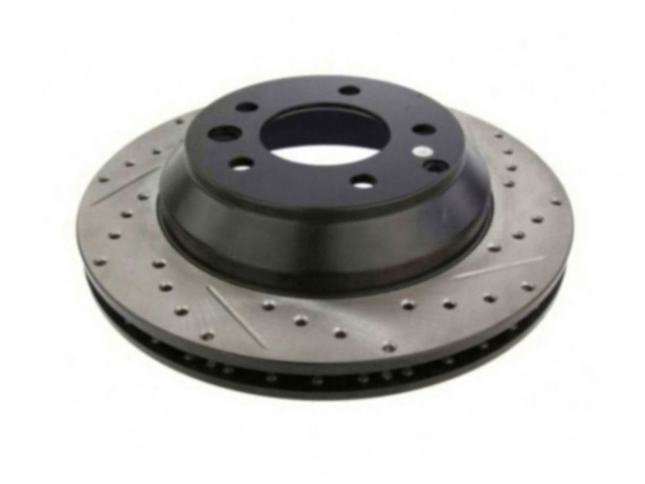 StopTech Select Sport Drilled And Slotted Brake Rotor; Front Left