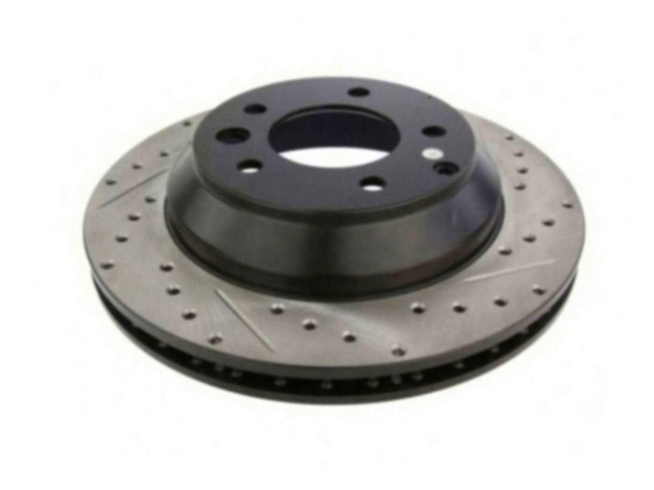 StopTech Select Sport Drilled And Slotted Brake Rotor; Front Left