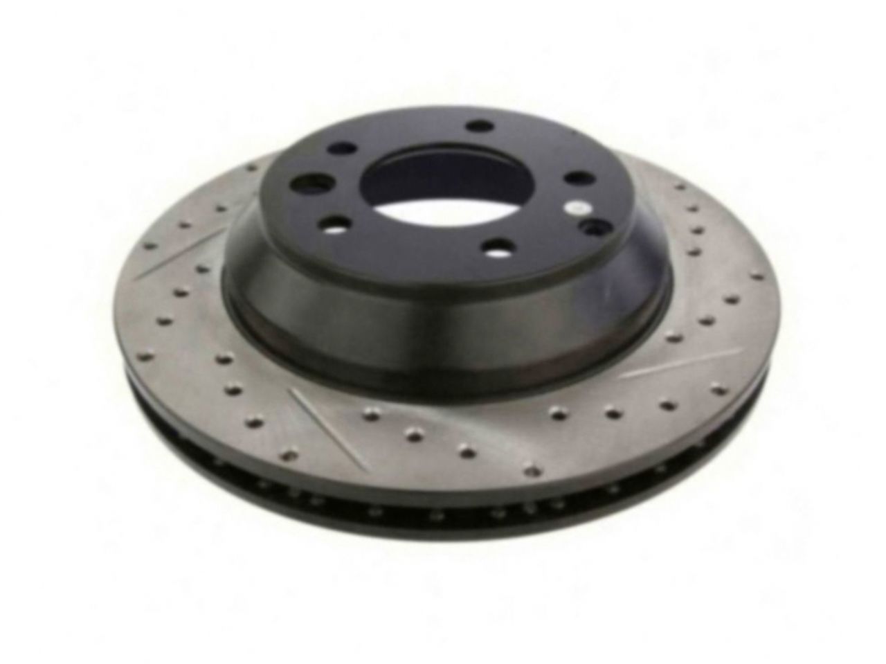 StopTech Select Sport Drilled And Slotted Brake Rotor; Front Left