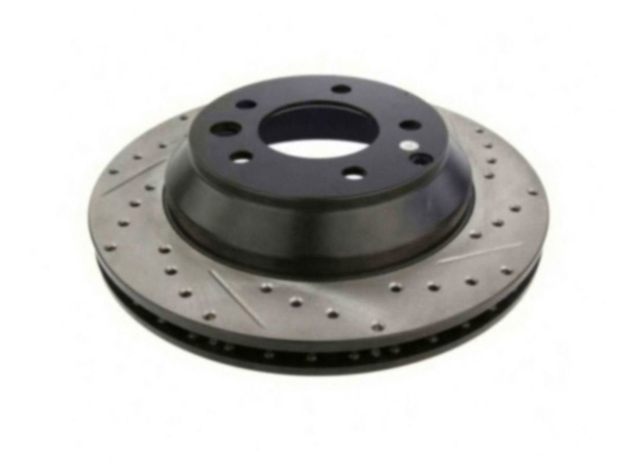 StopTech Select Sport Drilled And Slotted Brake Rotor; Front Left