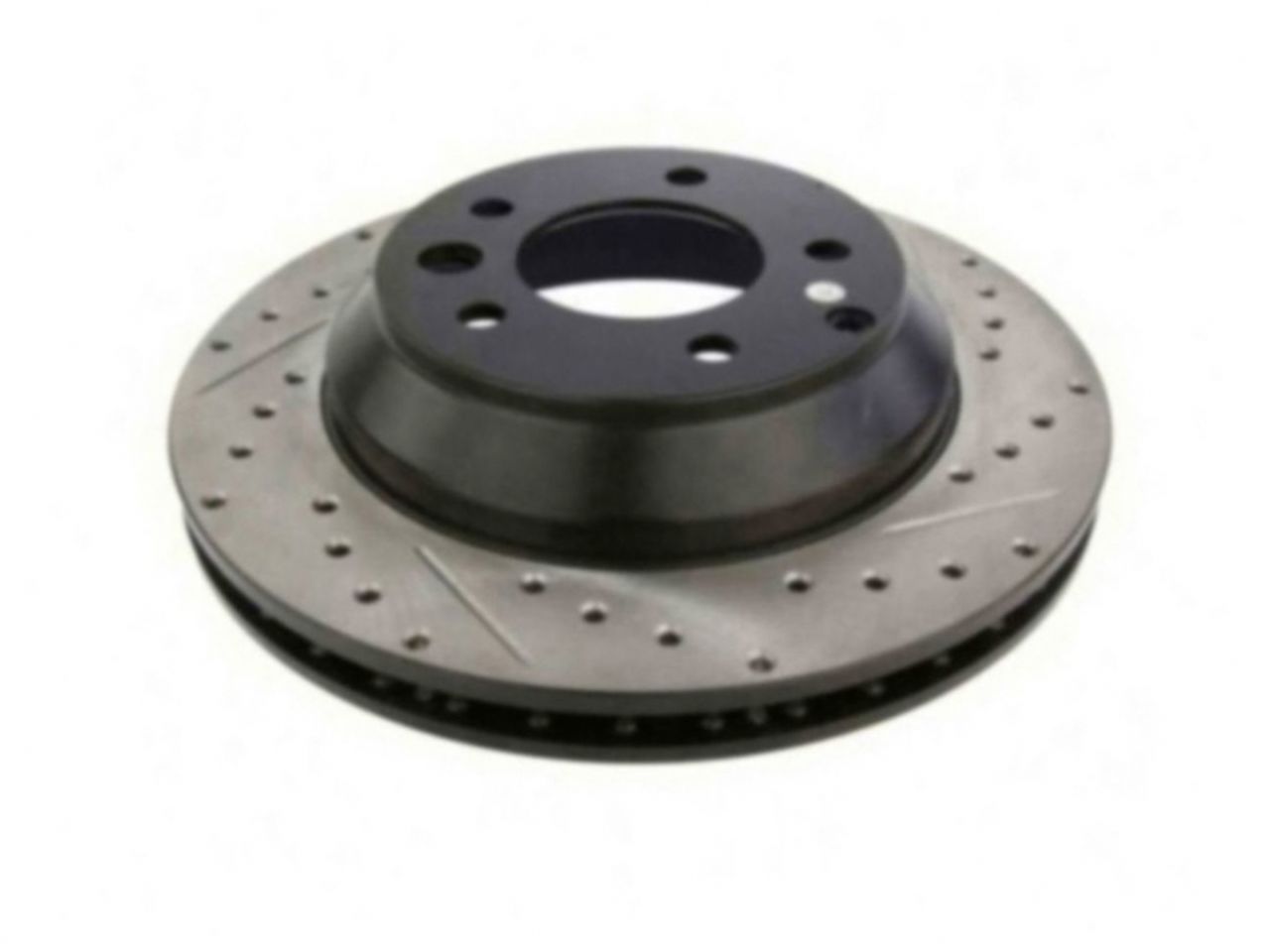 StopTech Select Sport Drilled And Slotted Brake Rotor; Front Left