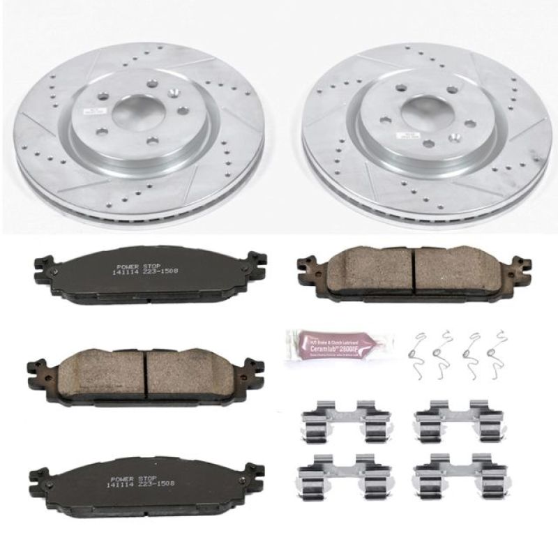 PowerStop PSB Z23 Evolution Kit Brakes, Rotors & Pads Brake Kits - Performance D&S main image