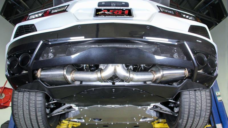 ARH 2020+ Chevy Corvette C8 3in Catback Exhaust System w/ Black Tips 150389