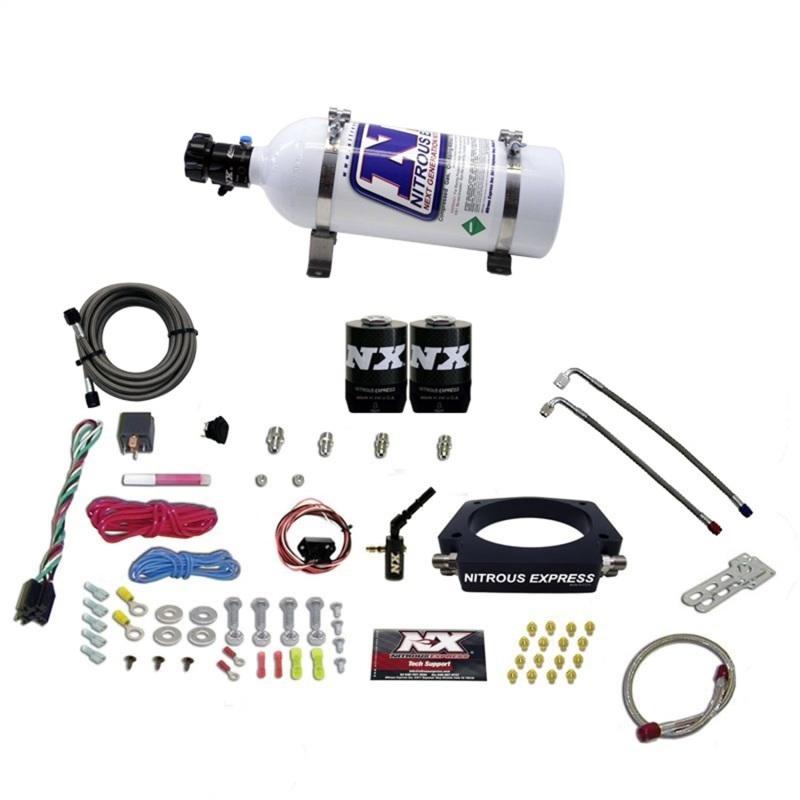 Nitrous Express 2014+ GM 6.2L Truck Nitrous Plate Kit (35-300HP) w/5lb Bottle 20937-05 Main Image