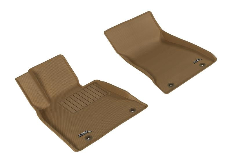 3D MAXpider 2015-2019 Genesis/Hyundai G80/Genesis Sedan Kagu 1st Row Floormat - Tan L1HY06111502 Main Image