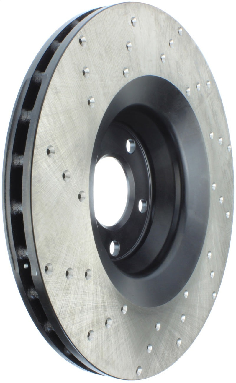 StopTech Sport Cryo Cross Drilled Brake Rotor; Rear Right