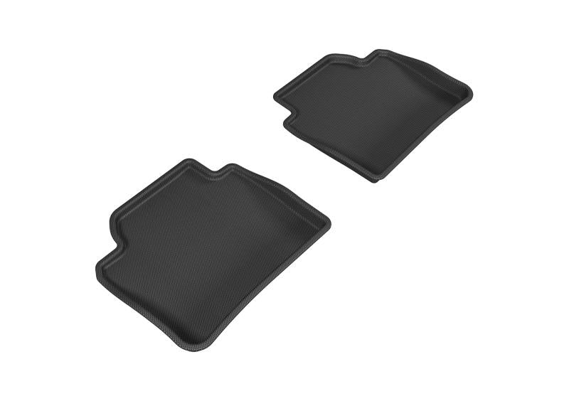 3D MAXpider 2012-2020 BMW 3 Series/4 Series Gran Coupe F30/F36 Kagu 2nd Row Floormats - Gray L1BM03721501 Main Image