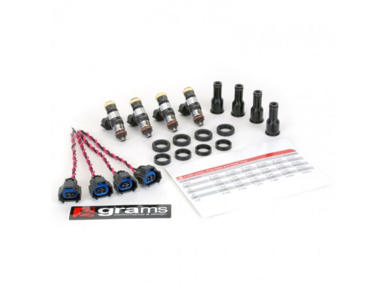 Grams Performance Fuel Injectors G2-2200-0500 Item Image