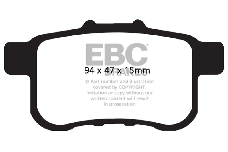 EBC Brakes Bluestuff Street and Track Day Brake Pads DP51987NDX Main Image