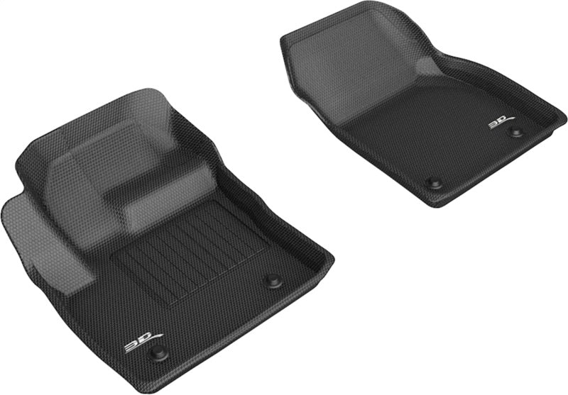 3D MAXpider ACE Kagu - Front - Black Floor Mats Floor Mats - Rubber main image