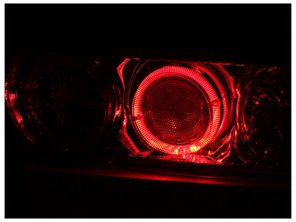 Anzo 1990-1993 Acura Integra Tail lights Black w/ Halo