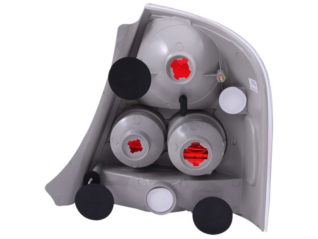 Anzo 1999-2003 Mazda Protege Taillights Chrome