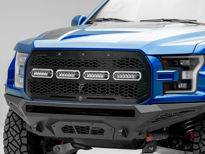 aFe 17-20 Ford Raptor w/ FFC Scorpion Grill w/ LEDs 79-21002L