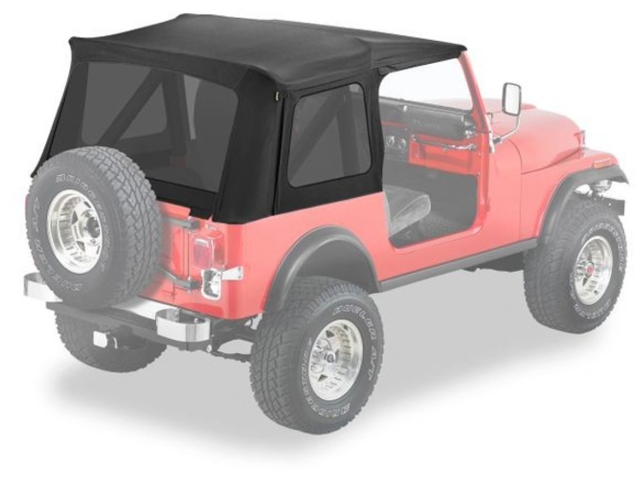 Bestop Jeep 76-95 CJ7/ Wrangler; Must have Supertop hardware;