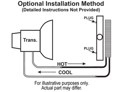 Derale 10-Row Stack Plate Trans Cooler Kit (-6AN)