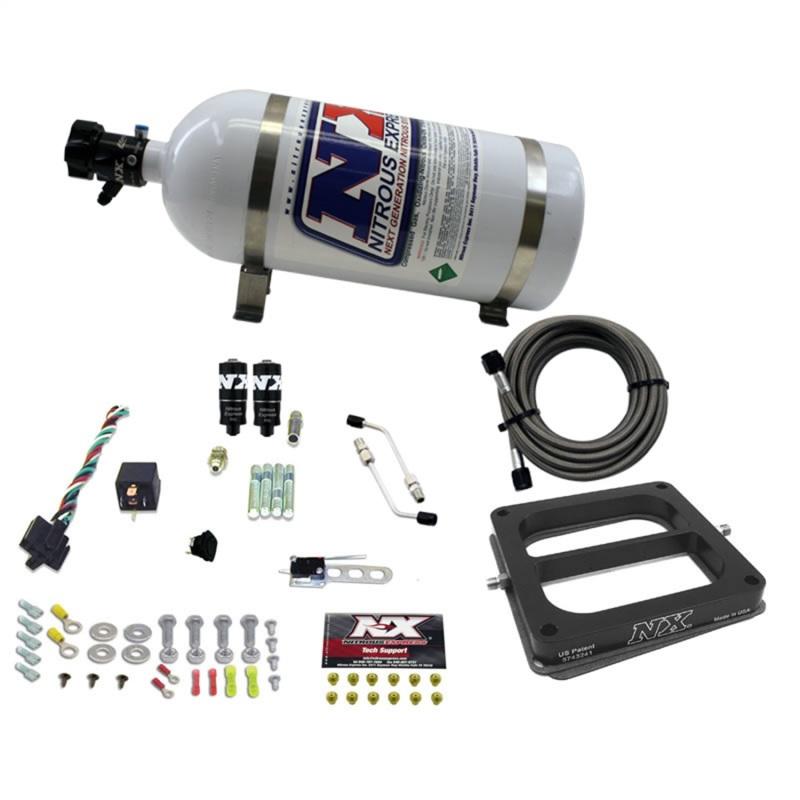 Nitrous Express Dominator Hitman Plus Nitrous Kit (50-200HP) w/10lb Bottle 40071-10 Main Image