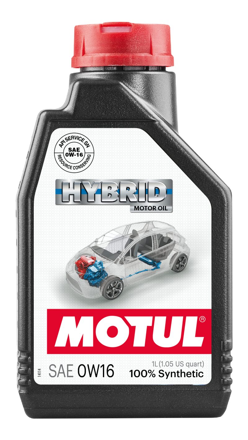 Motul 1L OEM Synthetic Engine Oil Hybrid 0W16 API SN - 1 Liter 107153 Main Image