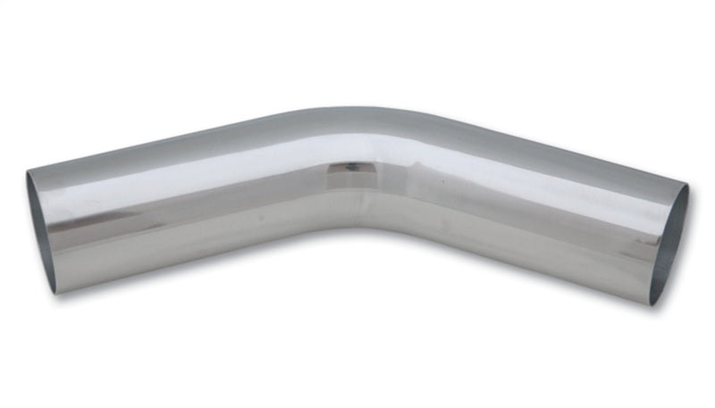 Vibrant 3" O.D. Aluminum 45 Degree Bend - Polished