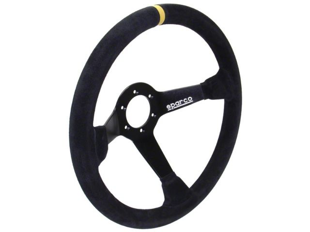 Sparco 325 Competition Black Suede Steering Wheel 350mm