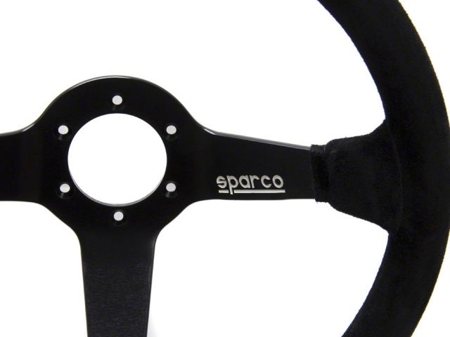 Sparco 325 Competition Black Suede Steering Wheel 350mm