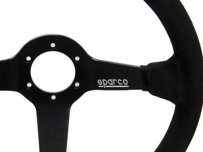 Sparco 325 Competition Black Suede Steering Wheel 350mm