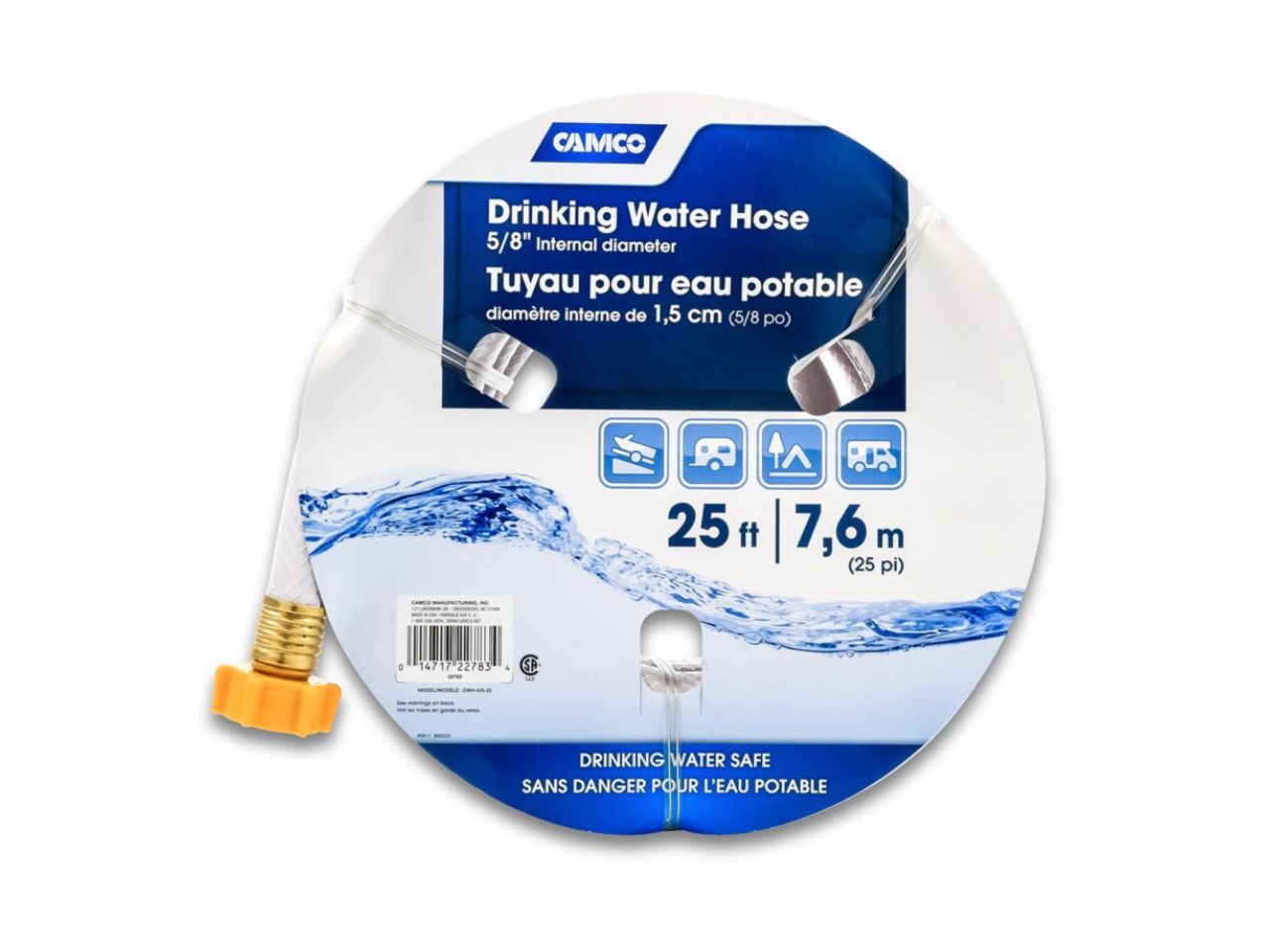 Camco TastePURE 25' Drinking Water Hose - 5 / 8" ID Bilingual LLC