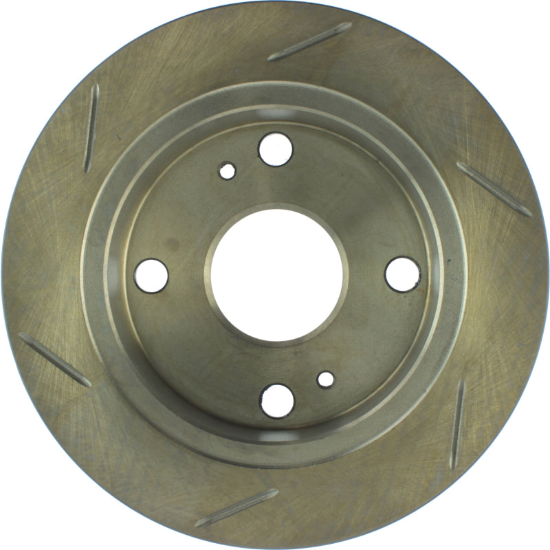 StopTech Sport Slotted Brake Rotor; Rear Left