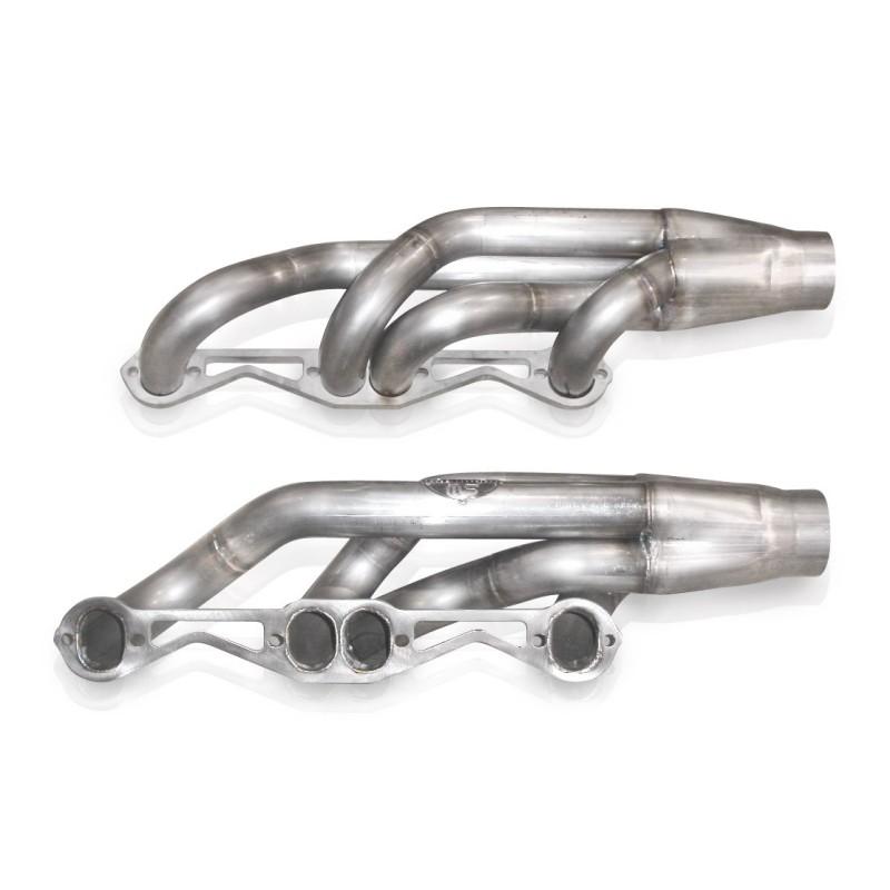 Stainless Works Chevy Small Block Turbo Headers Up and Forward SBCT Main Image