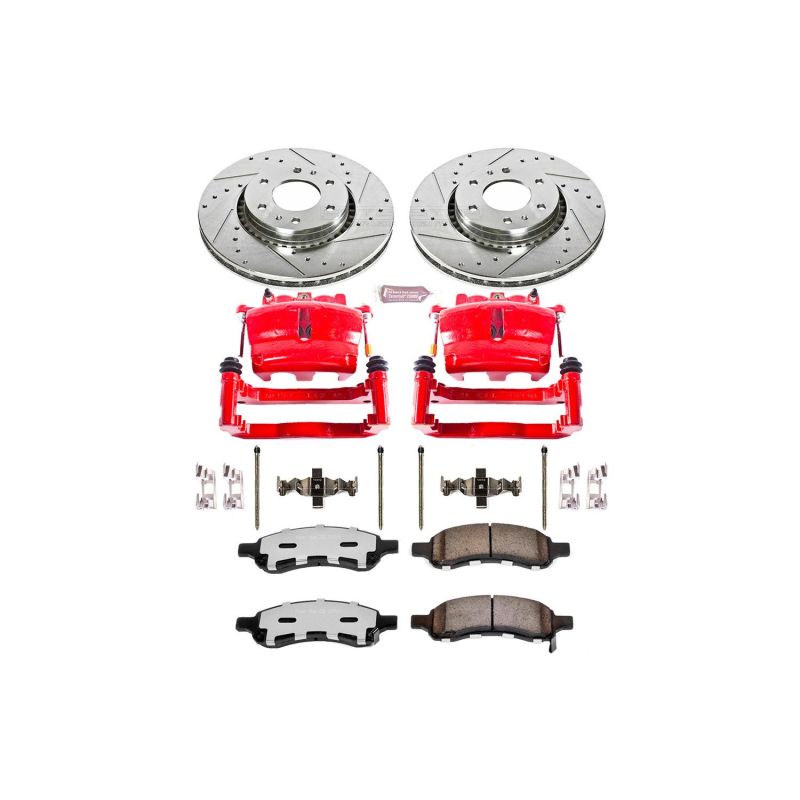 PowerStop PSB Z36 Truck & Tow Kit w/Cals Brakes, Rotors & Pads Brake Kits - Performance D&S main image