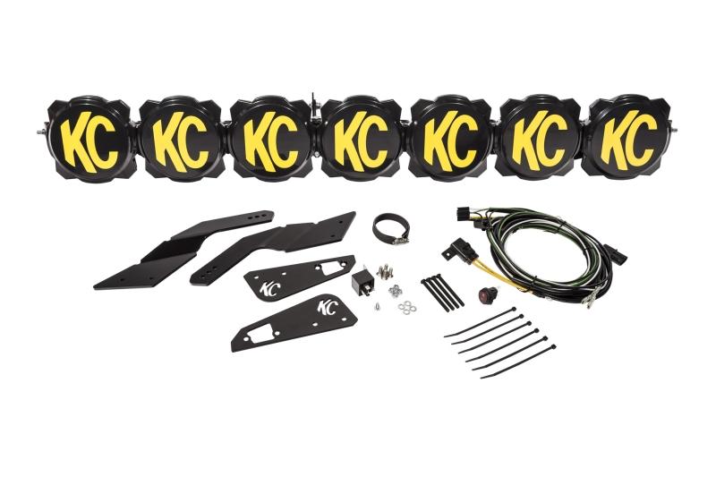 KC HiLiTES Can-Am X3 45in. Pro6 Gravity LED 7-Light 140w Combo Beam Overhead Light Bar System 91334 Main Image