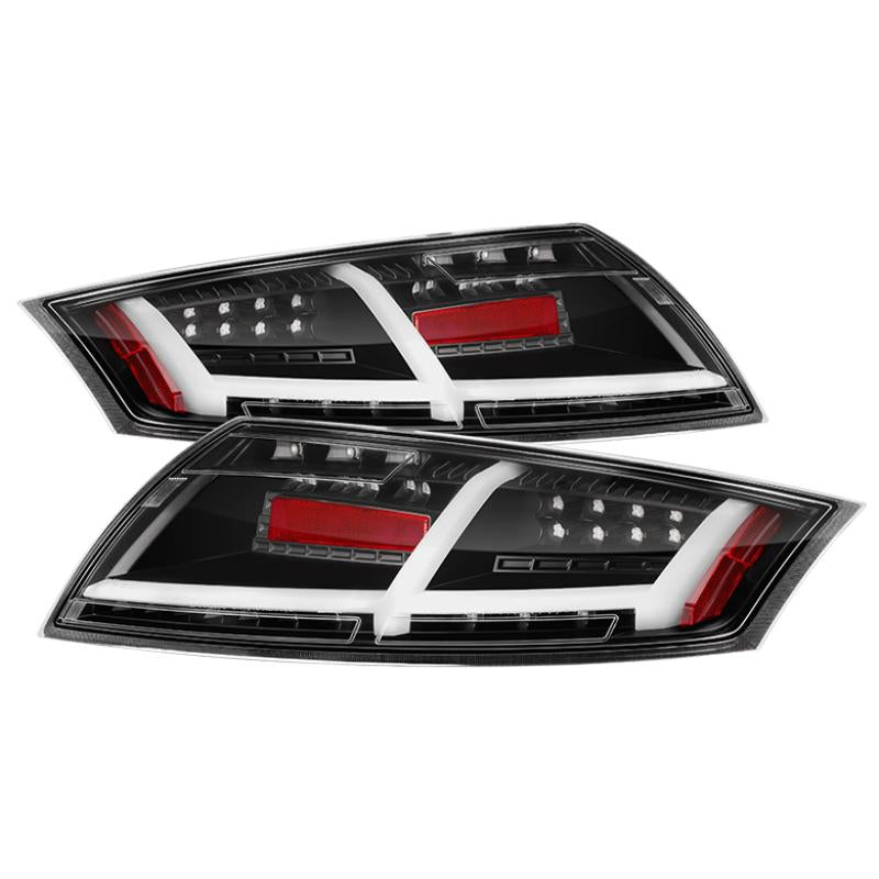 Spyder Audi TT 07-12 LED Tail Lights Black ALT-YD-ATT07-LED-BK 5081674 Main Image