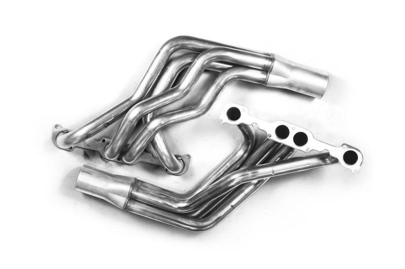 Kooks 79-93 Ford Mustang Small Block Chevrolet Engine 2in x 3-1/2in Mild Steel Long Tube Headers 10611600 Main Image