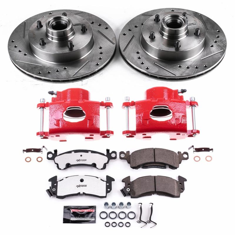 PowerStop PSB Z26 Street Kit w/Cals Brakes, Rotors & Pads Brake Kits - Performance D&S main image