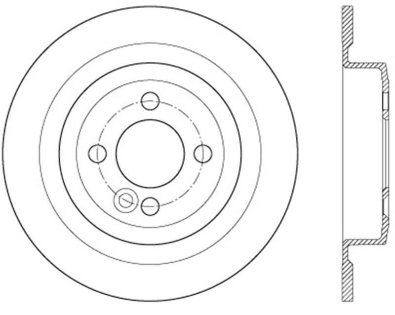 Stoptech ST Slotted Sport Brake Rotors Brakes, Rotors & Pads Brake Rotors - Slotted main image