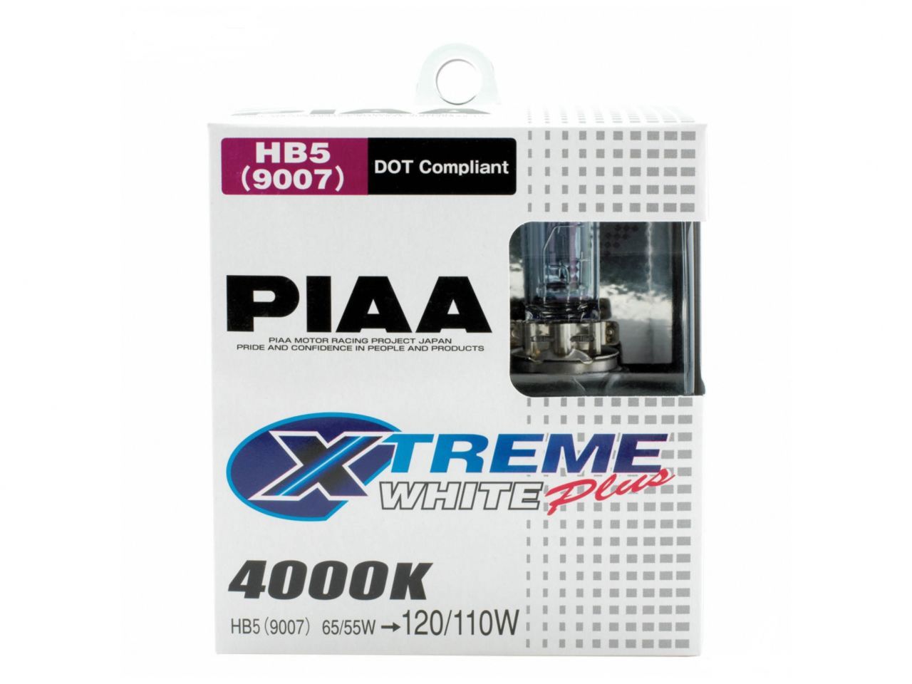 PIAA 9007 (HB5) Xtreme White Plus Twin Pack Halogen Bulbs