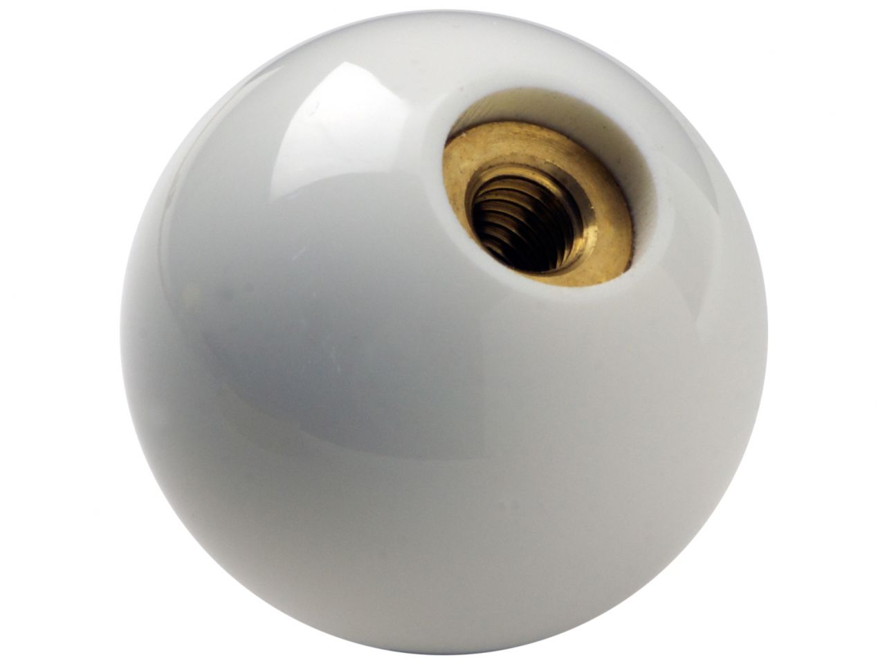 Hurst Shifters Shift Knob - White - Fits manual transmission sticks with 5 speed, low