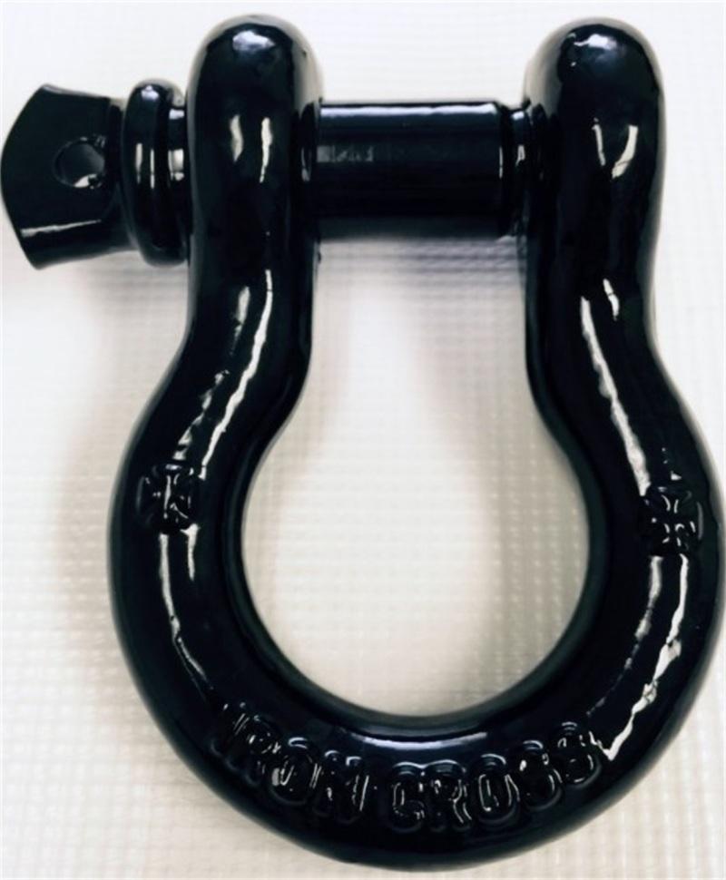 Iron Cross 3/4in D-Ring Shackle - Black 1000-01 Main Image