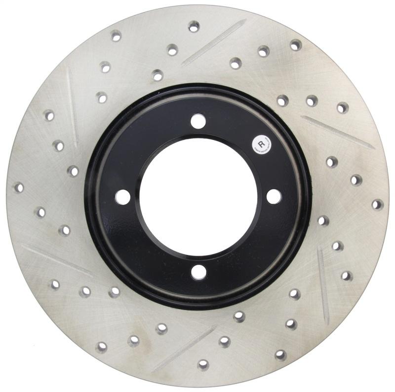 StopTech Slotted & Drilled Sport Brake Rotor 127.30002R Main Image