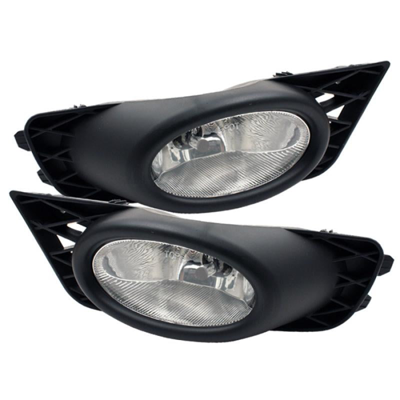 Spyder Honda Civic 09-11 4Dr OEM Fog Lights W/Switch- Clear FL-CL-HC09-4D-C 5020697 Main Image