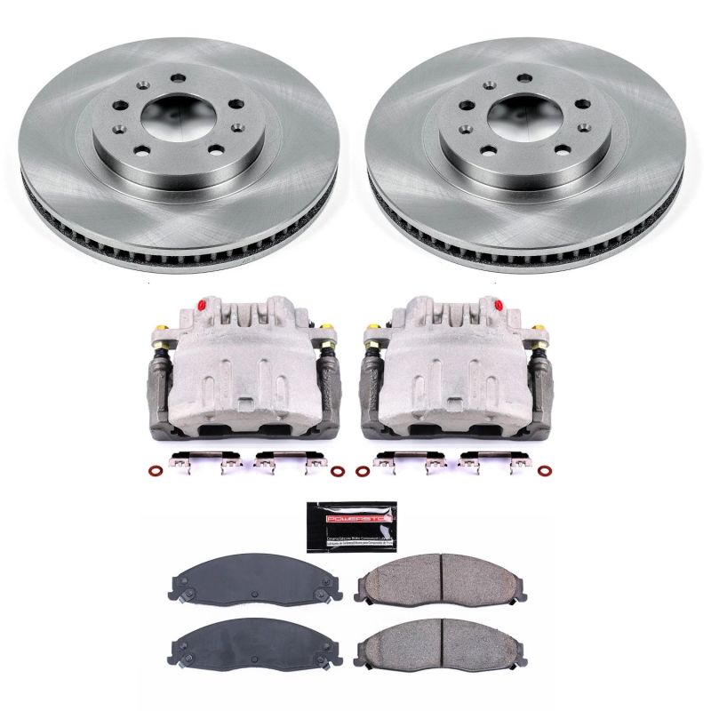 PowerStop PSB Autospecialty Kit w/Cals Brakes, Rotors & Pads Brake Kits - OE main image