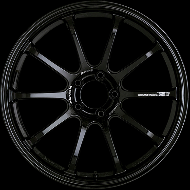 Advan RS-DF 19x10.5 +15 5-114.3 Racing Gloss Black Wheel YAS9L15EB