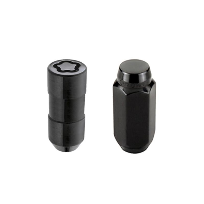 McGard 8 Lug Hex Install Kit w/Locks (Cone Seat Nut) M14X2.0 / 13/16 Hex / 2.25in. Length - Black 84817 Main Image
