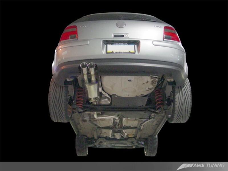 AWE Tuning Mk4 Golf and GTI Cat-Back Performance Exhaust - Dual Outlet 3015-22020 Main Image