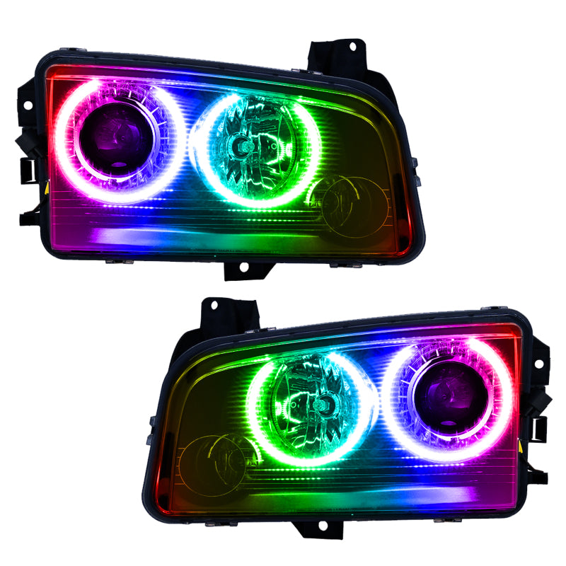 ORACLE Lighting Oracle 08-10 Dodge Charger SMD HL (HID) - ColorSHIFT w/o Controller 8179-334