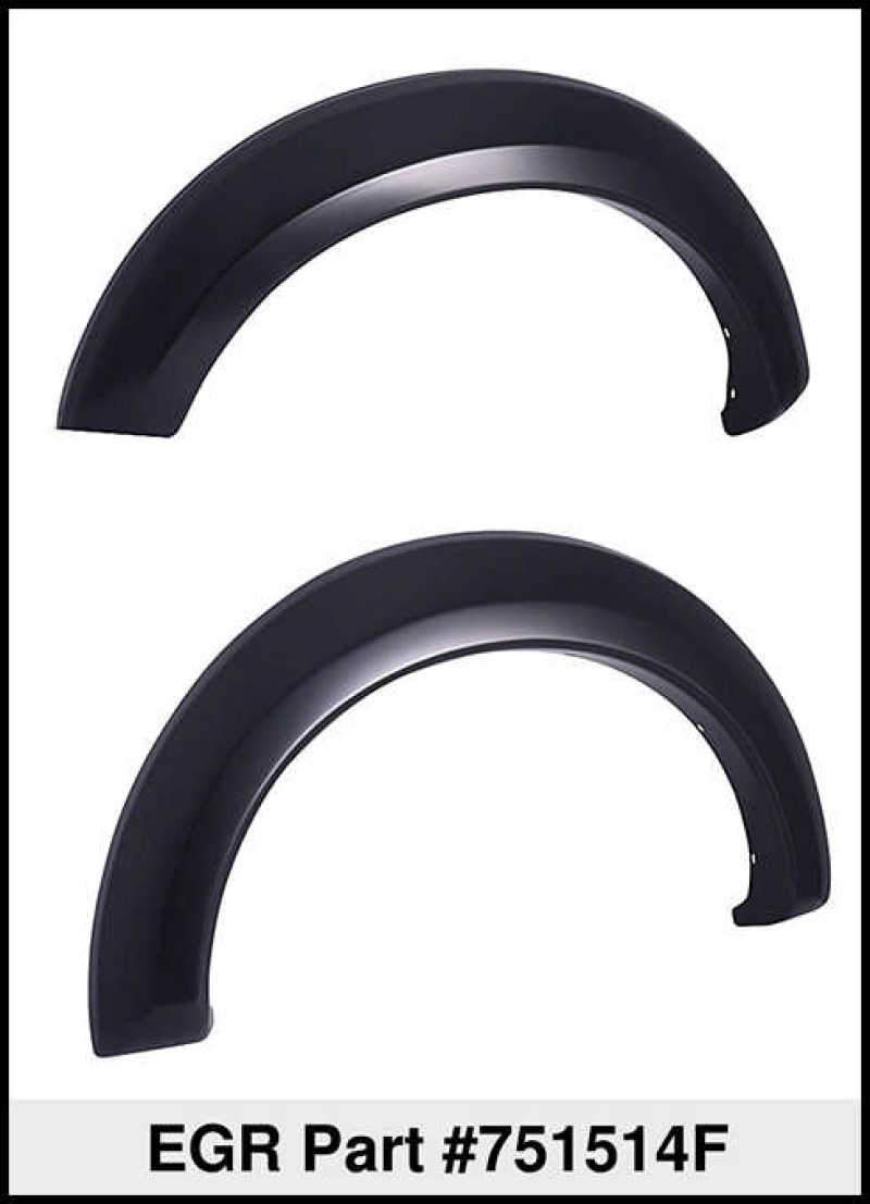 EGR 07-13 GMC Sierra LD Rugged Look Fender Flares - Front Pair (751514F) 751514FWB Main Image